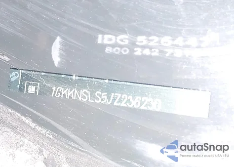 2018 GMC Acadia Sle-2 from USA, damaged, VIN 1GKKNSLS5JZ236230